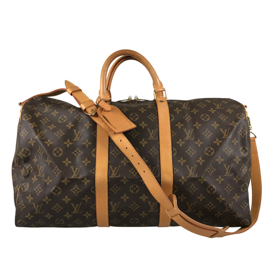 LOUIS VUITTON Monogram Keepall Bandouliere 55 M41414 Boston bag
