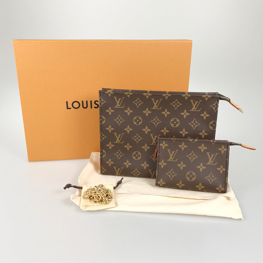LOUIS VUITTON Monogram Toiletry Pouch On Chain M81412 Shoulder bag
