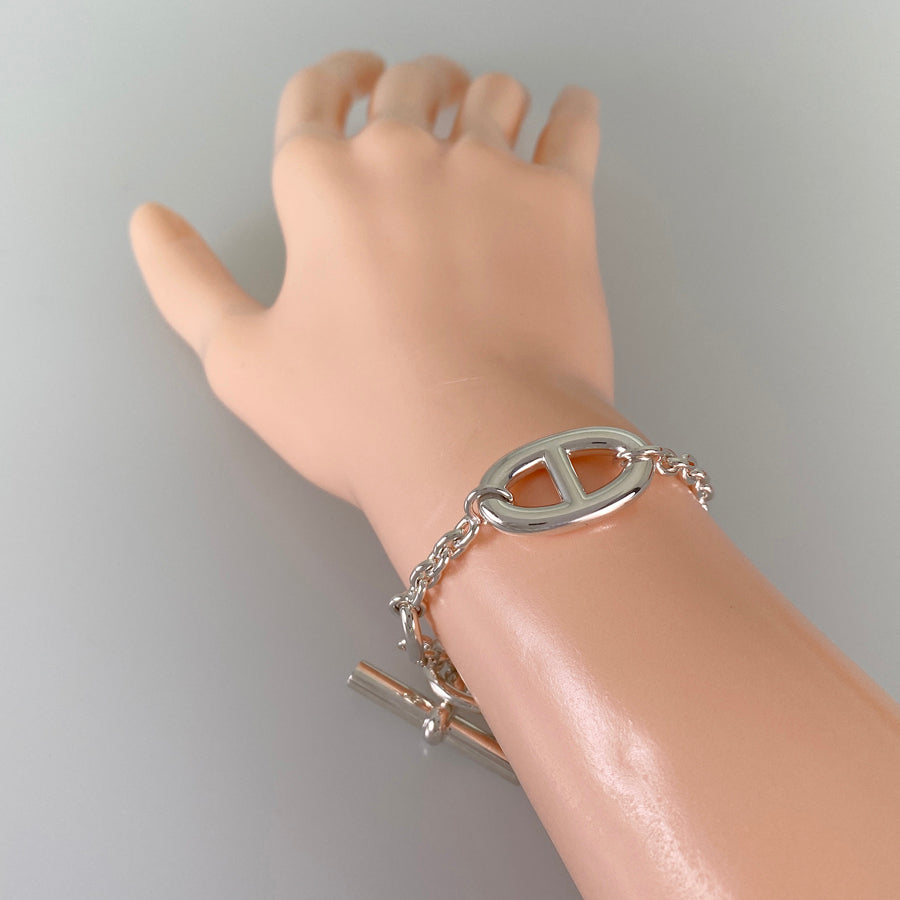 HERMES Chaine d'Ancre Farandole Bracelet