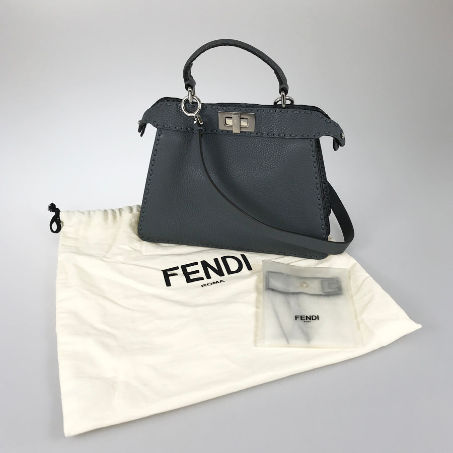 FENDI Selleria Peekaboo ISeeU 8BN327 Hand bag