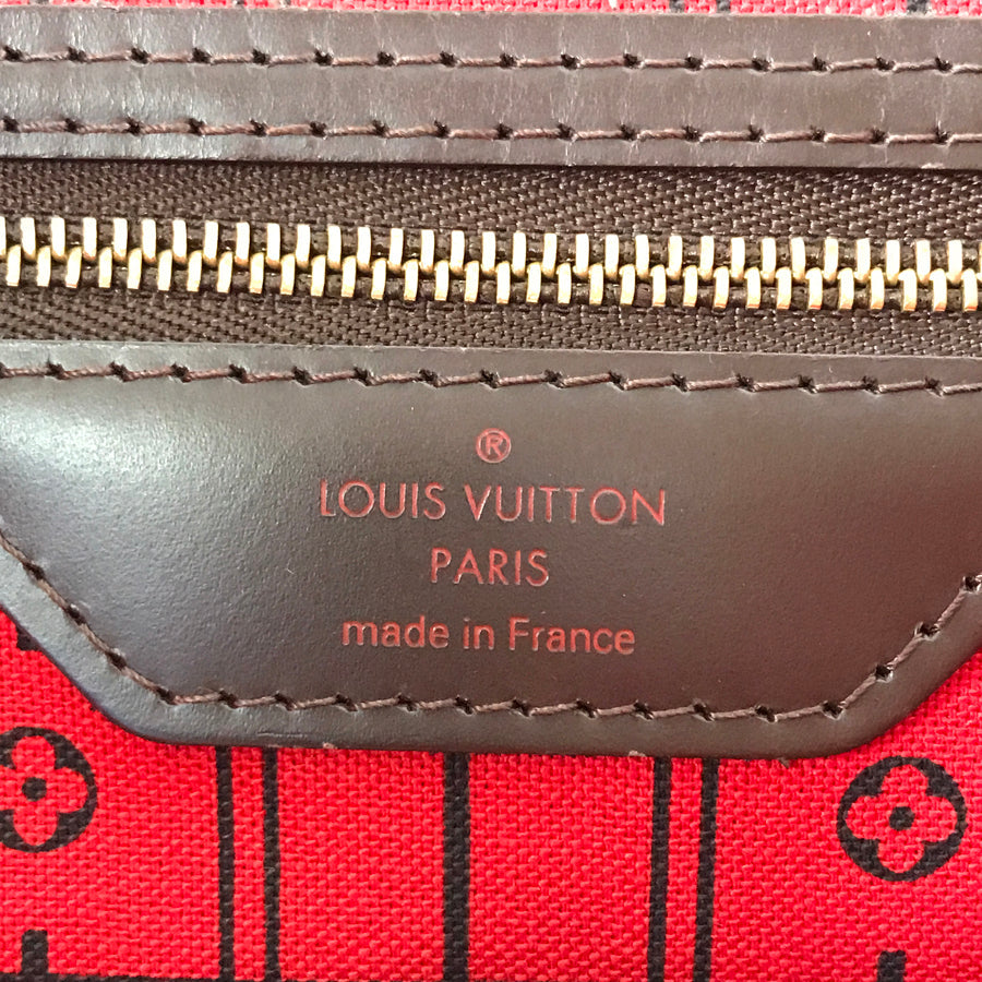 LOUIS VUITTON Damier Neverfull MM N51105 Tote bag