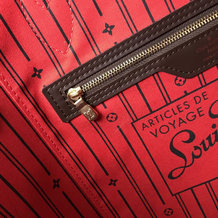 LOUIS VUITTON Damier Neverfull MM N51105 Tote bag