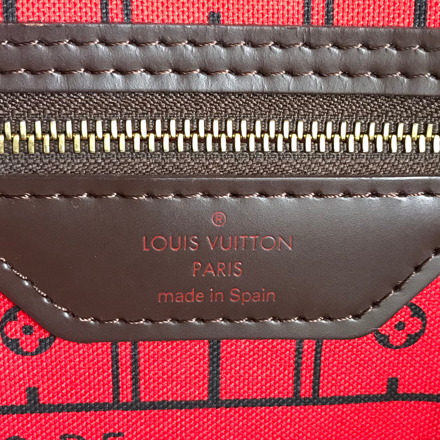 LOUIS VUITTON Damier Neverfull MM N51105 Tote bag