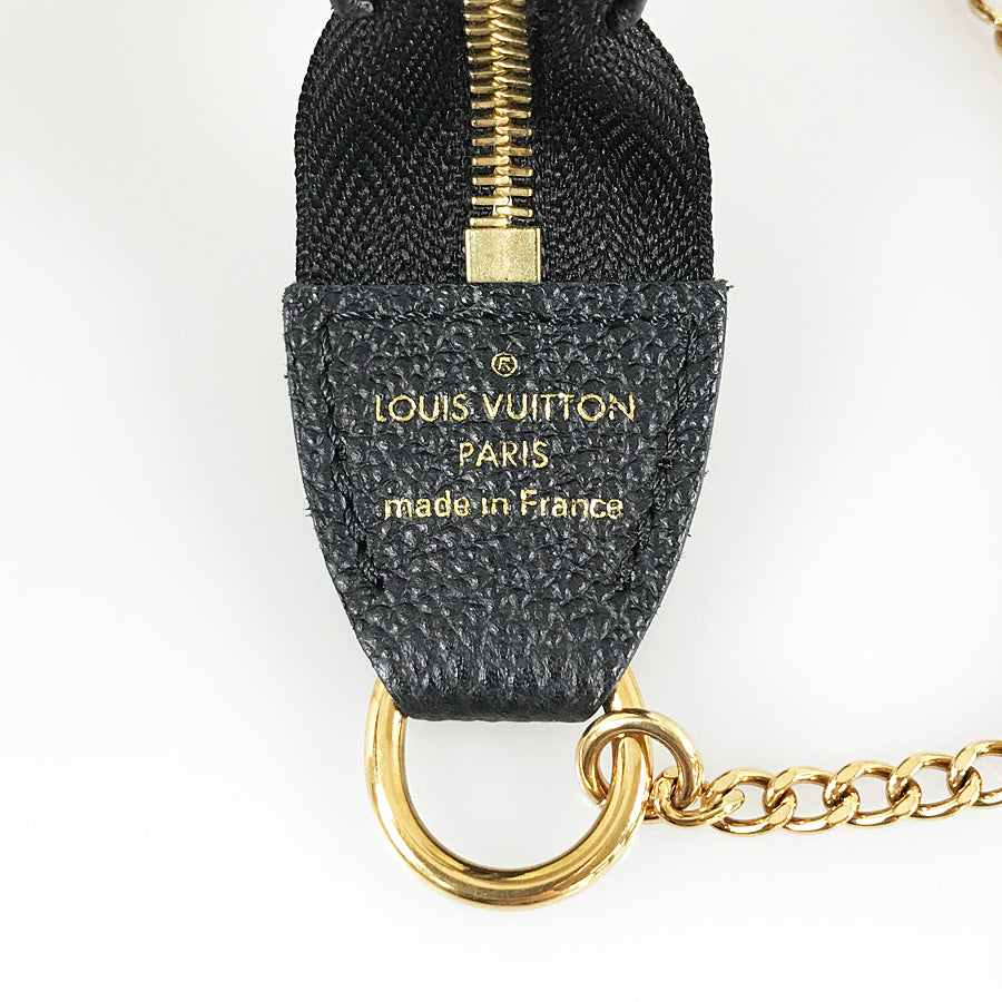 LOUIS VUITTON Monogram Empreinte Mini Pochette Accessoires M80732 Pouch
