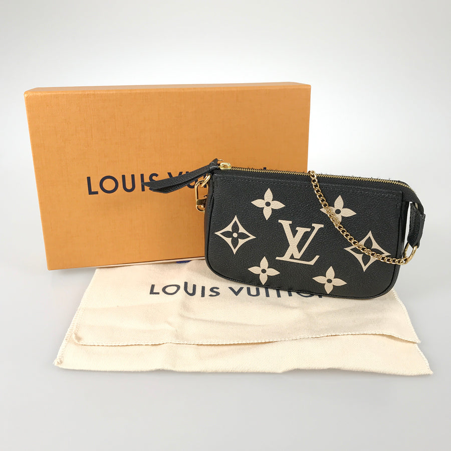 LOUIS VUITTON Monogram Empreinte Mini Pochette Accessoires M80732 Pouch