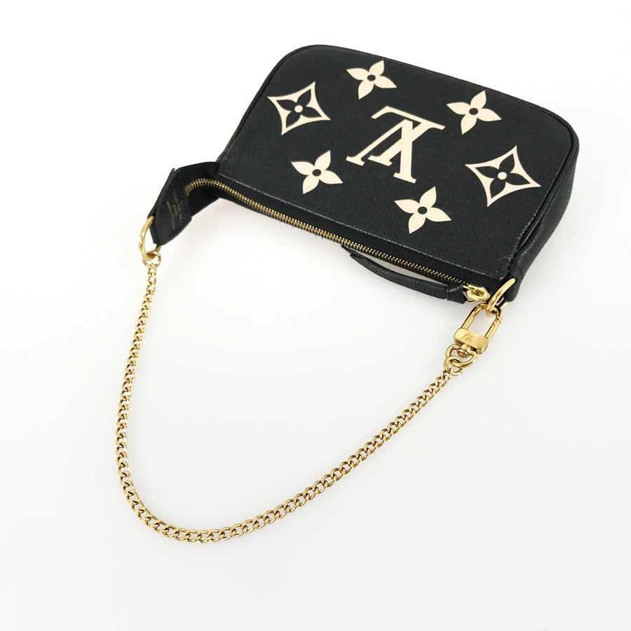 LOUIS VUITTON Monogram Empreinte Mini Pochette Accessoires M80732 Pouch