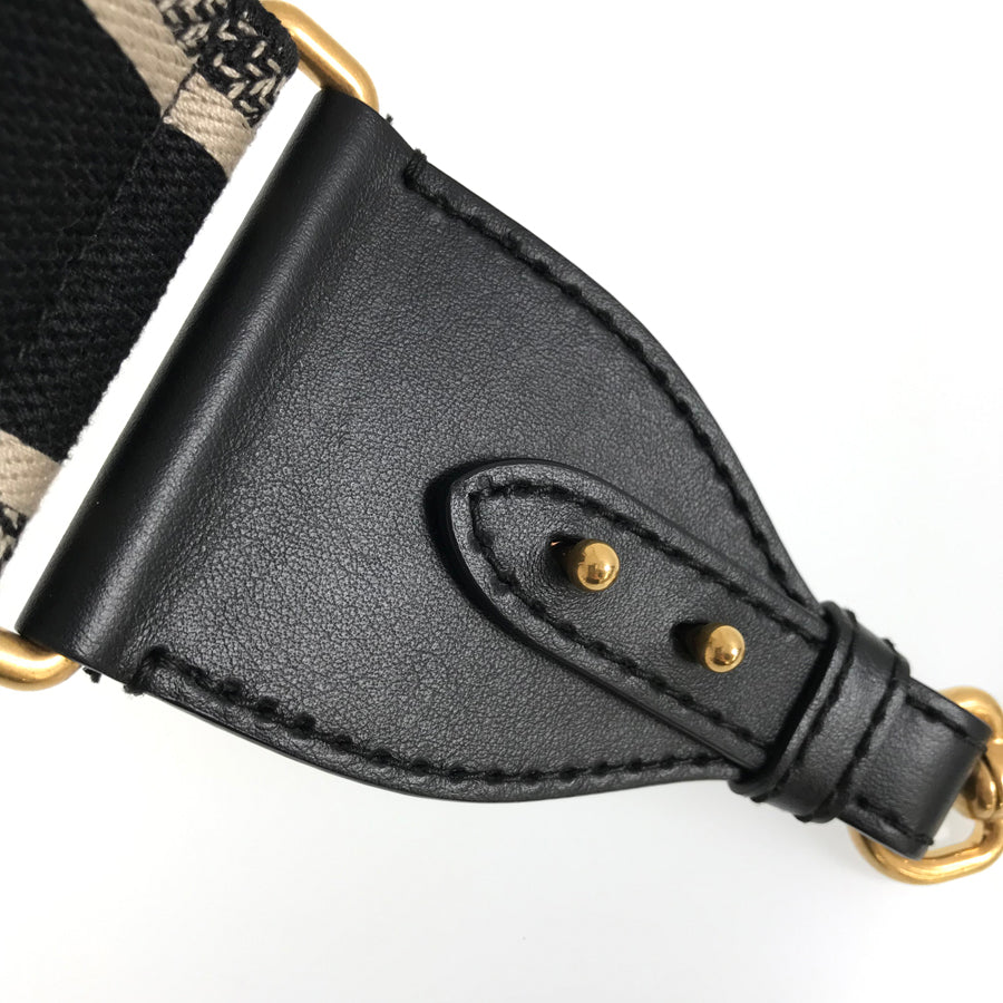 Dior Oblique jacquard embroidery Strap