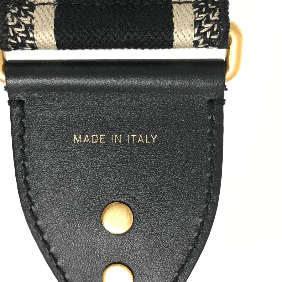 Dior Oblique jacquard embroidery Strap