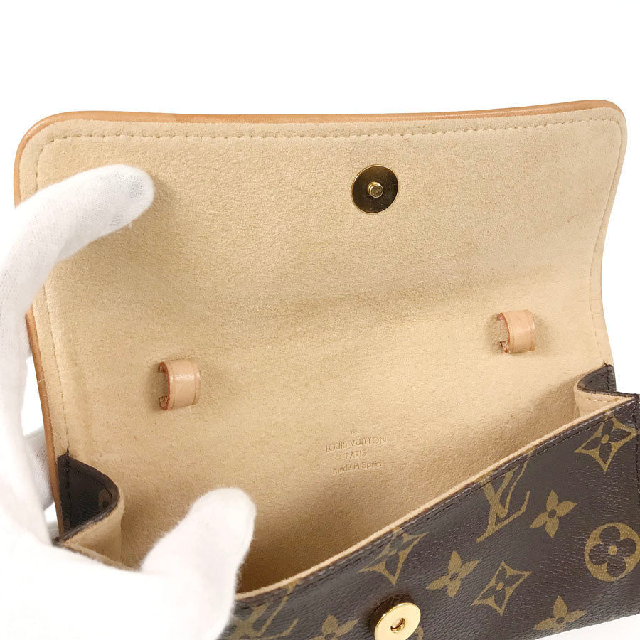 LOUIS VUITTON Monogram Pochette Twin PM M51854 Shoulder bag