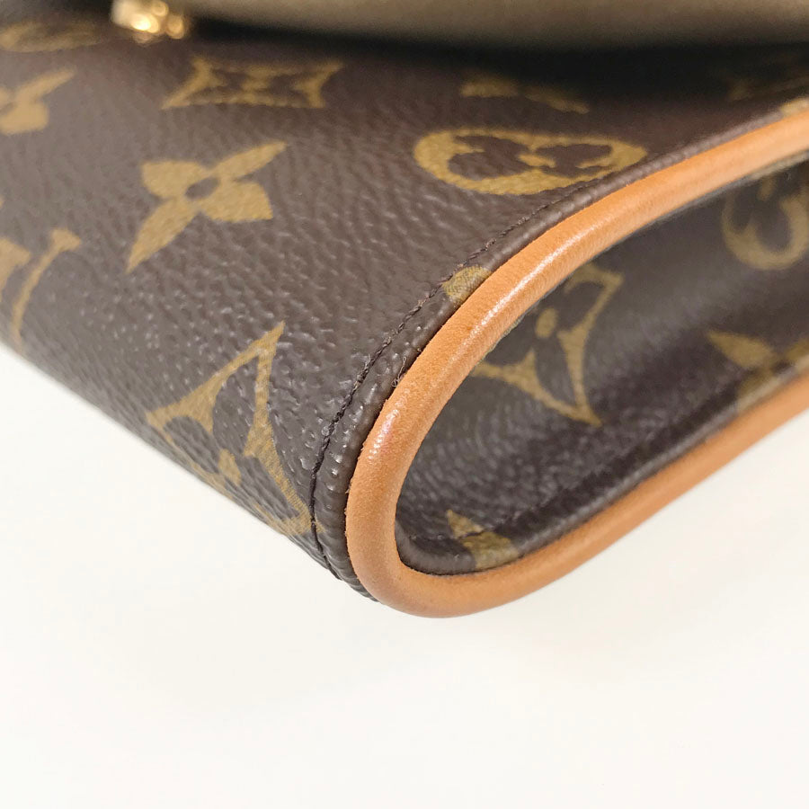 LOUIS VUITTON Monogram Pochette Twin PM M51854 Shoulder bag