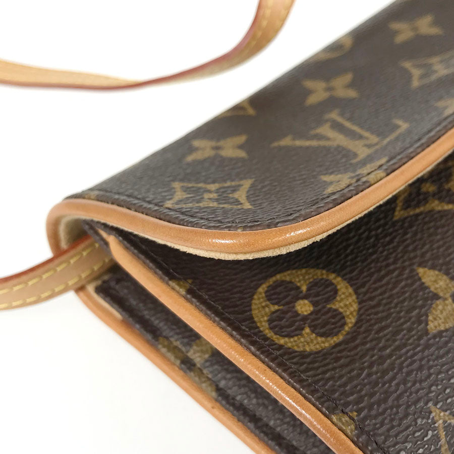 LOUIS VUITTON Monogram Pochette Twin PM M51854 Shoulder bag