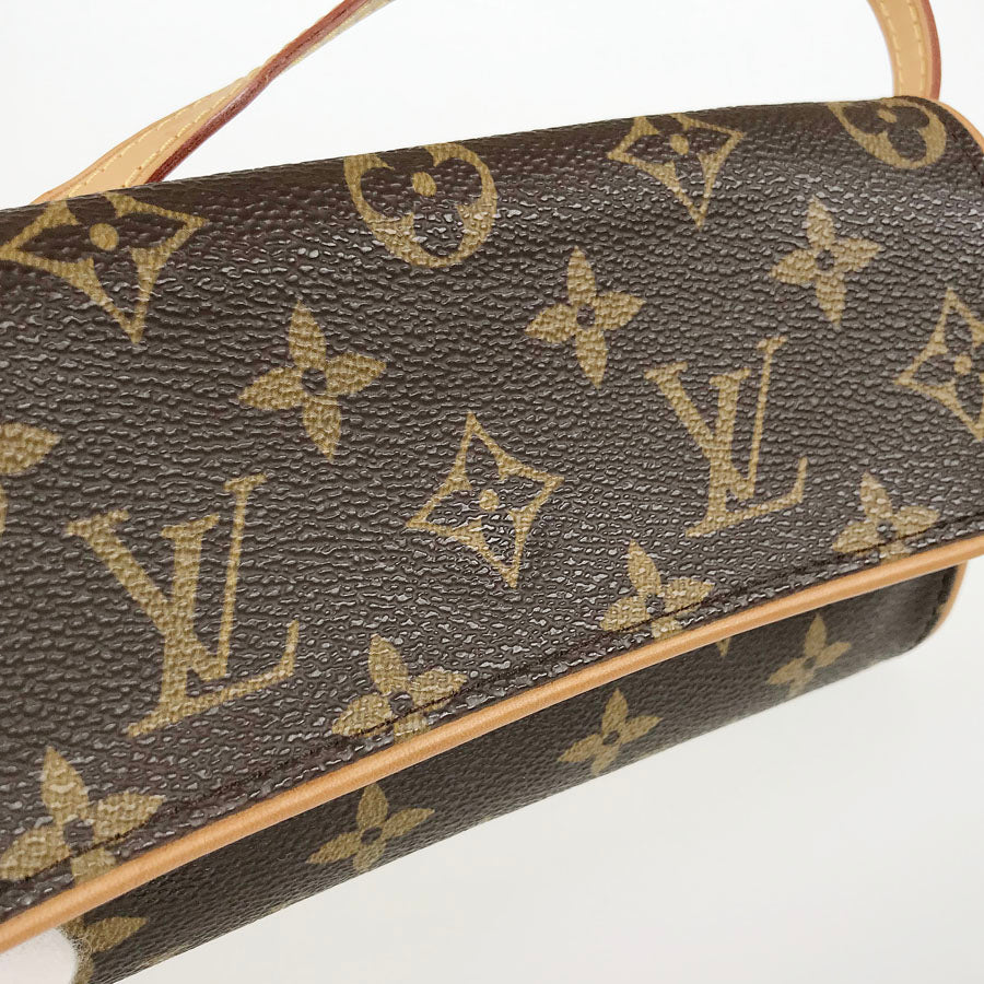 LOUIS VUITTON Monogram Pochette Twin PM M51854 Shoulder bag