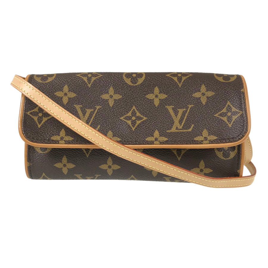 LOUIS VUITTON Monogram Pochette Twin PM M51854 Shoulder bag