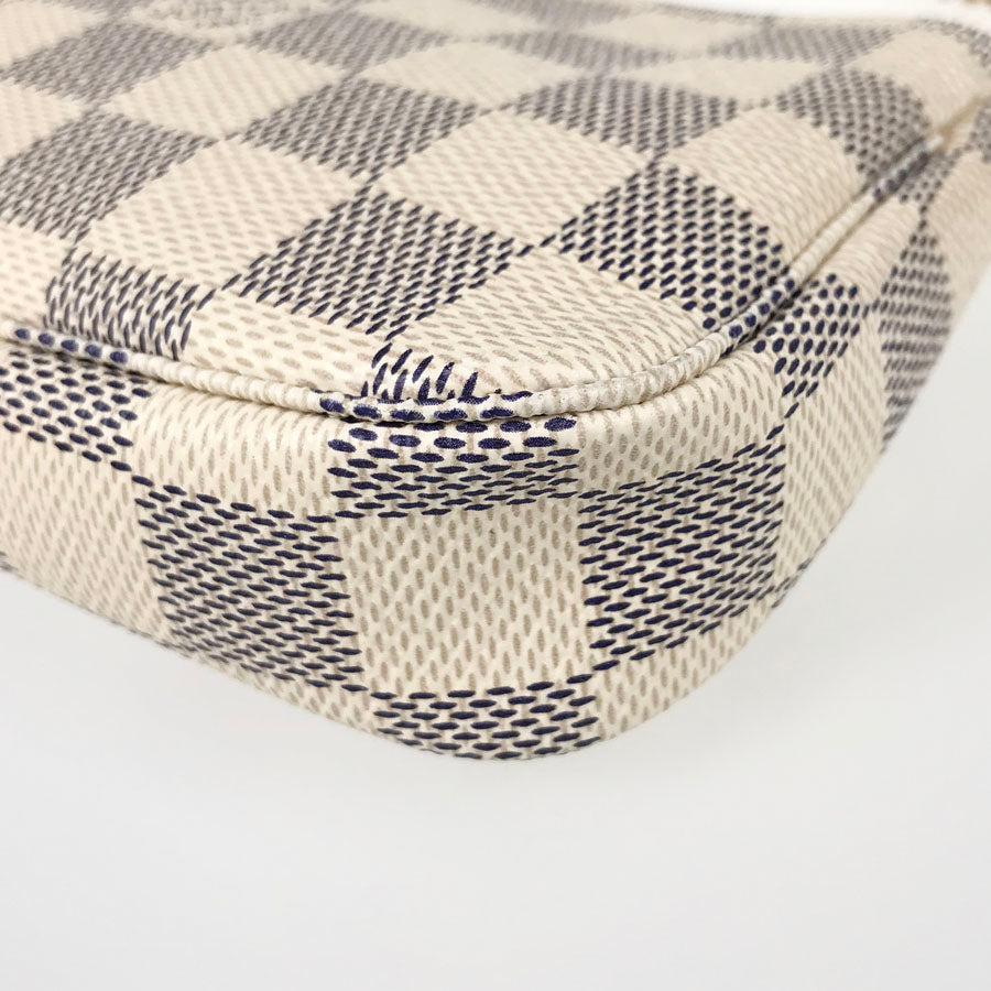 LOUIS VUITTON Damier Azur Mini Pochette Accessoires N58010 Pouch