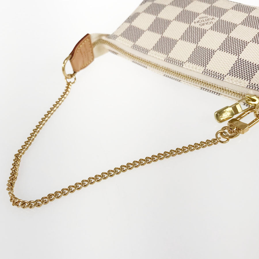 LOUIS VUITTON Damier Azur Mini Pochette Accessoires N58010 Pouch