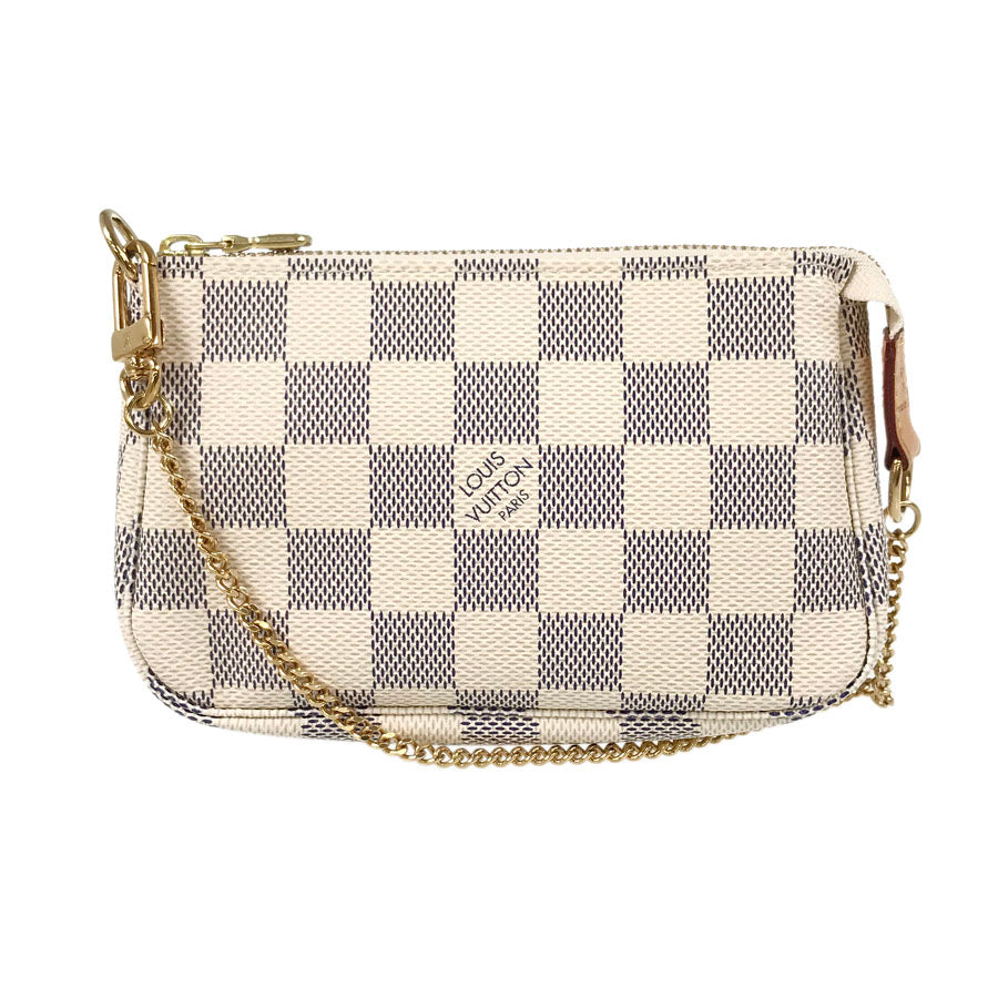 LOUIS VUITTON Damier Azur Mini Pochette Accessoires N58010 Pouch