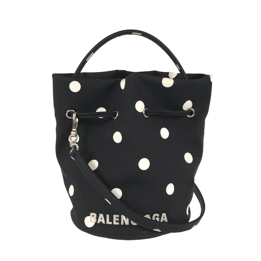 BALENCIAGA Wheel XS Drawstring 656682 Hand bag
