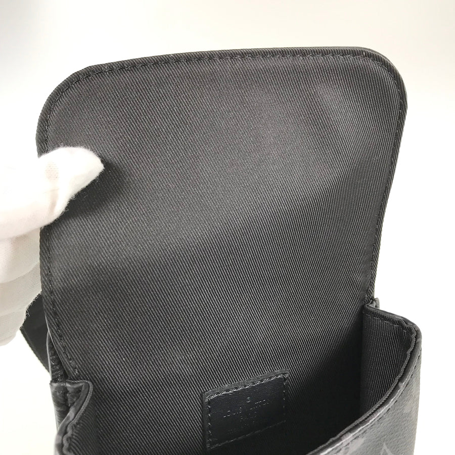 LOUIS VUITTON Monogram Eclipse Saumur Slingbag M45912 Sling bag