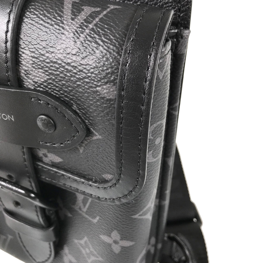 LOUIS VUITTON Monogram Eclipse Saumur Slingbag M45912 Sling bag