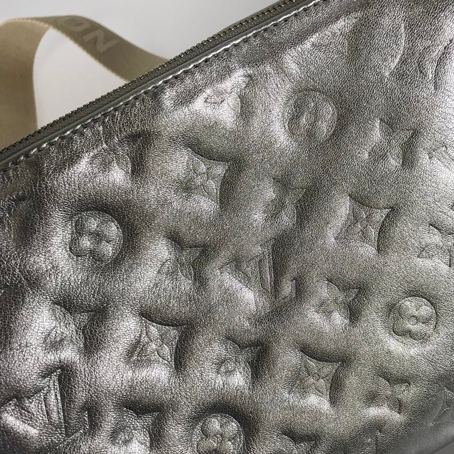 LOUIS VUITTON Monogram Embossed Coussin PM M57913 Shoulder bag