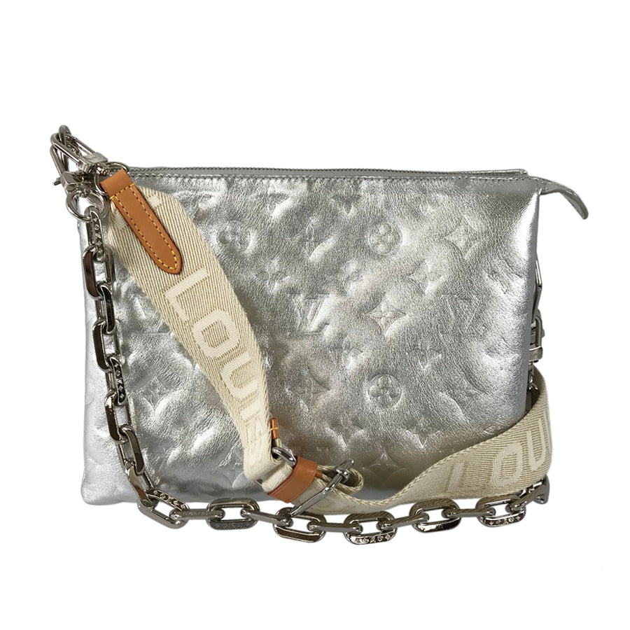 LOUIS VUITTON Monogram Embossed Coussin PM M57913 Shoulder bag
