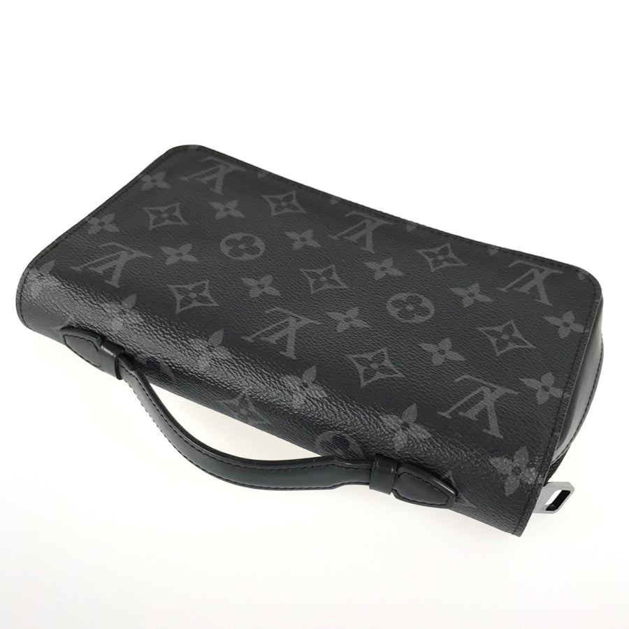 LOUIS VUITTON Monogram Eclipse Zippy XL M61698 Long wallet Round zipper