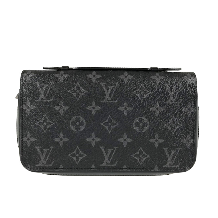 LOUIS VUITTON Monogram Eclipse Zippy XL M61698 Long wallet Round zipper