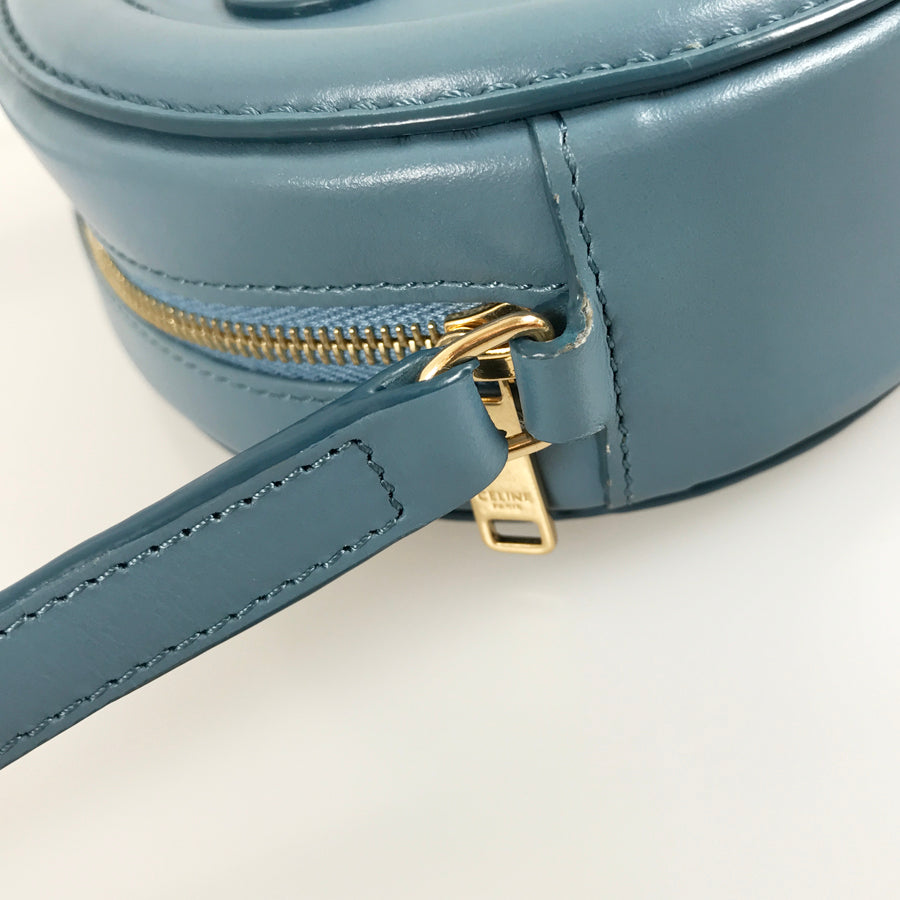 CELINE Triomphe Oval Purse Cuir Shoulder bag