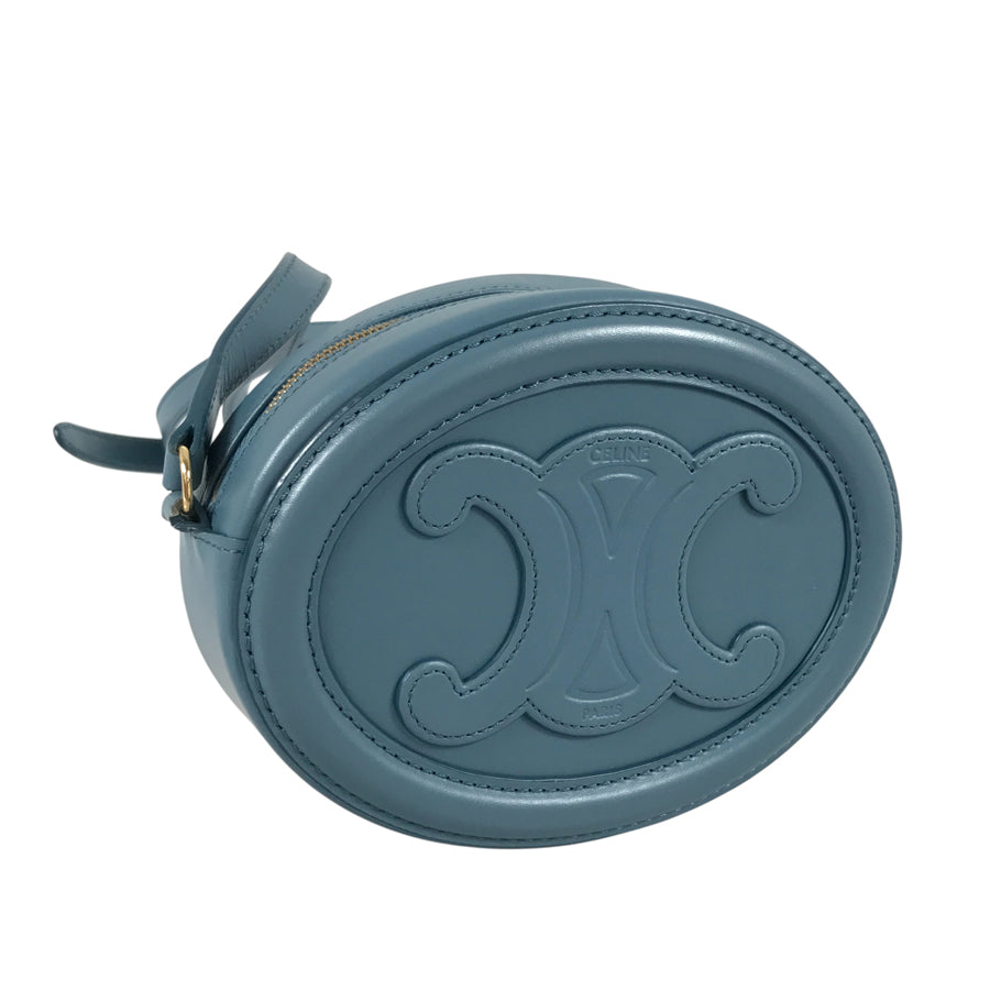 CELINE Triomphe Oval Purse Cuir Shoulder bag