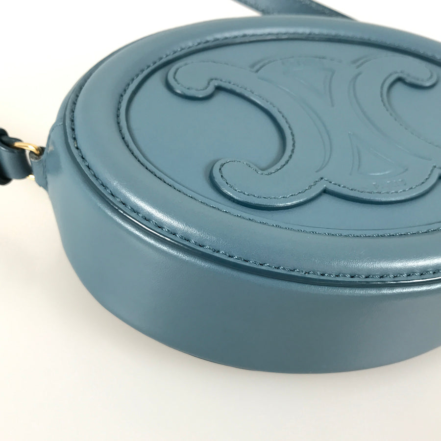 CELINE Triomphe Oval Purse Cuir Shoulder bag