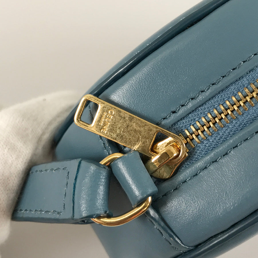 CELINE Triomphe Oval Purse Cuir Shoulder bag