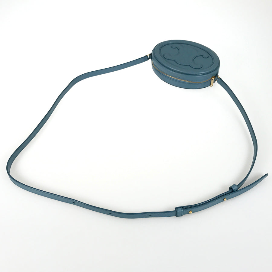CELINE Triomphe Oval Purse Cuir Shoulder bag
