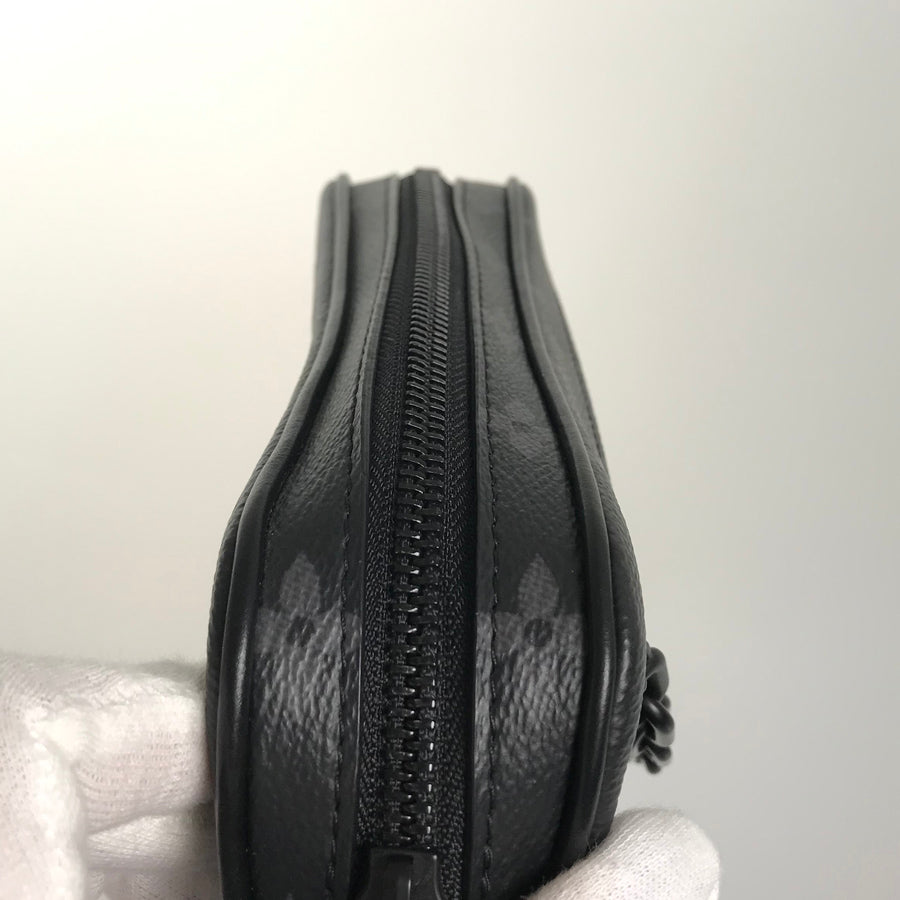 LOUIS VUITTON Monogram Eclipse Pochette Volga M68321 Second bag