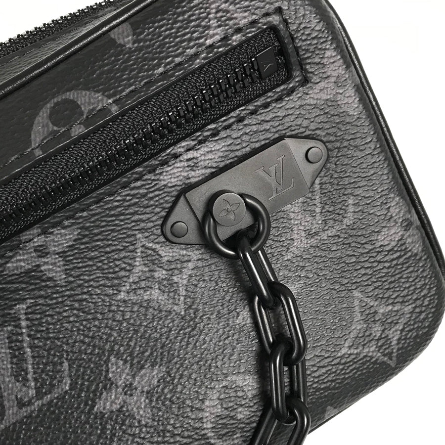 LOUIS VUITTON Monogram Eclipse Pochette Volga M68321 Second bag