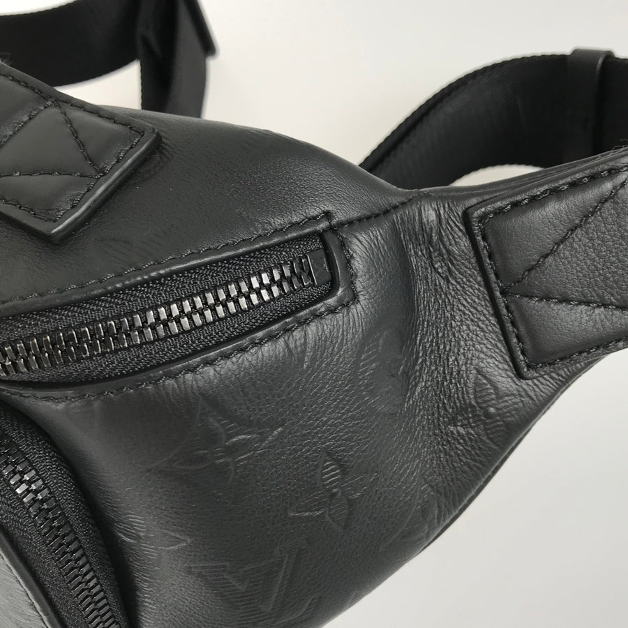 LOUIS VUITTON Monogram Shadow Rush Bum Bag M47058 Waist pouch