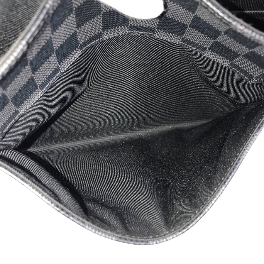 LOUIS VUITTON Damier Graphite District PM N41028 Shoulder bag