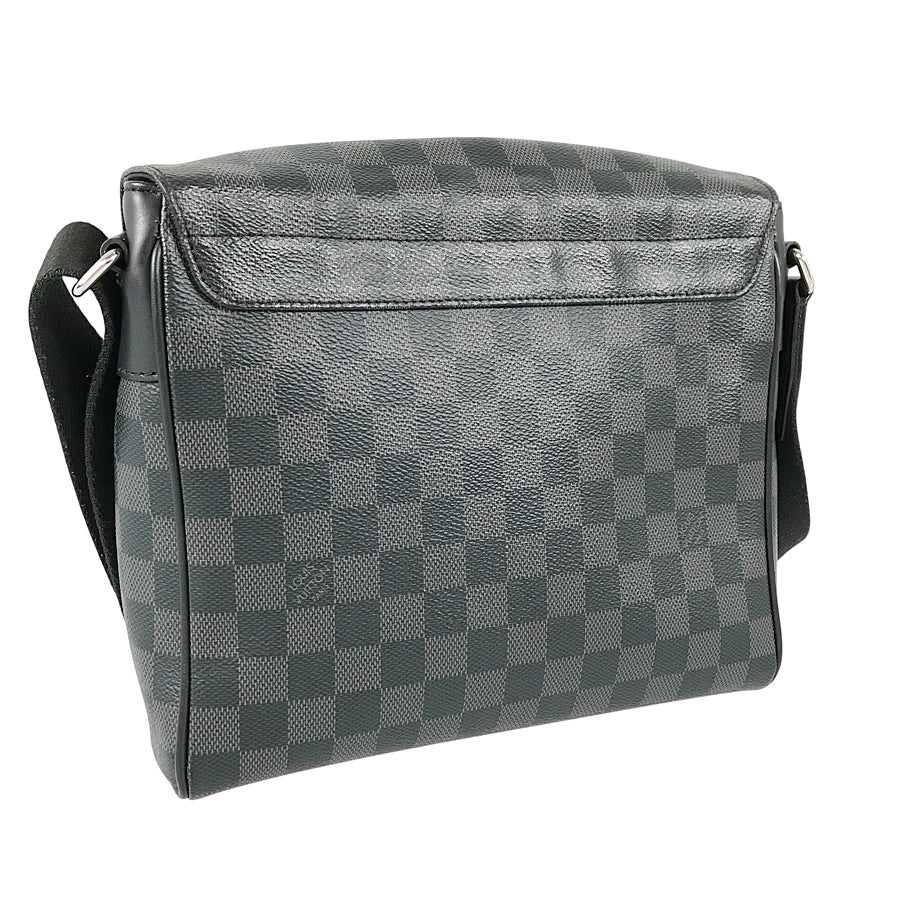 LOUIS VUITTON Damier Graphite District PM N41028 Shoulder bag