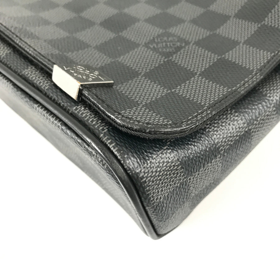 LOUIS VUITTON Damier Graphite District PM N41028 Shoulder bag