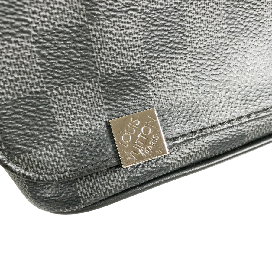 LOUIS VUITTON Damier Graphite District PM N41028 Shoulder bag