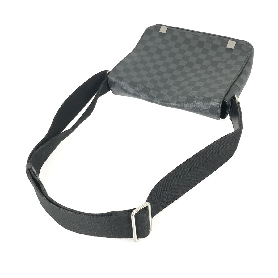 LOUIS VUITTON Damier Graphite District PM N41028 Shoulder bag