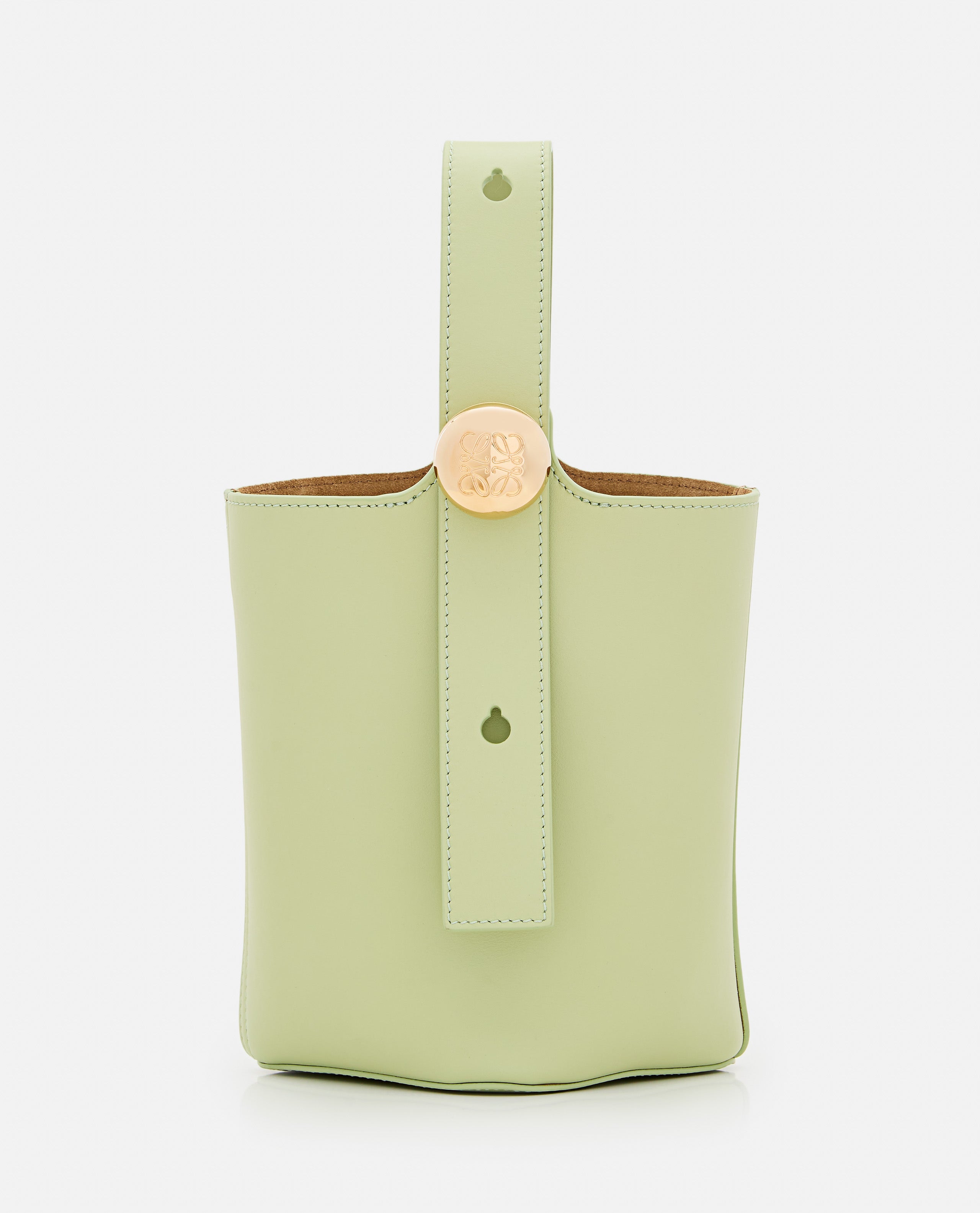 Loewe Women Mini Pebble Bucket Leather Bag