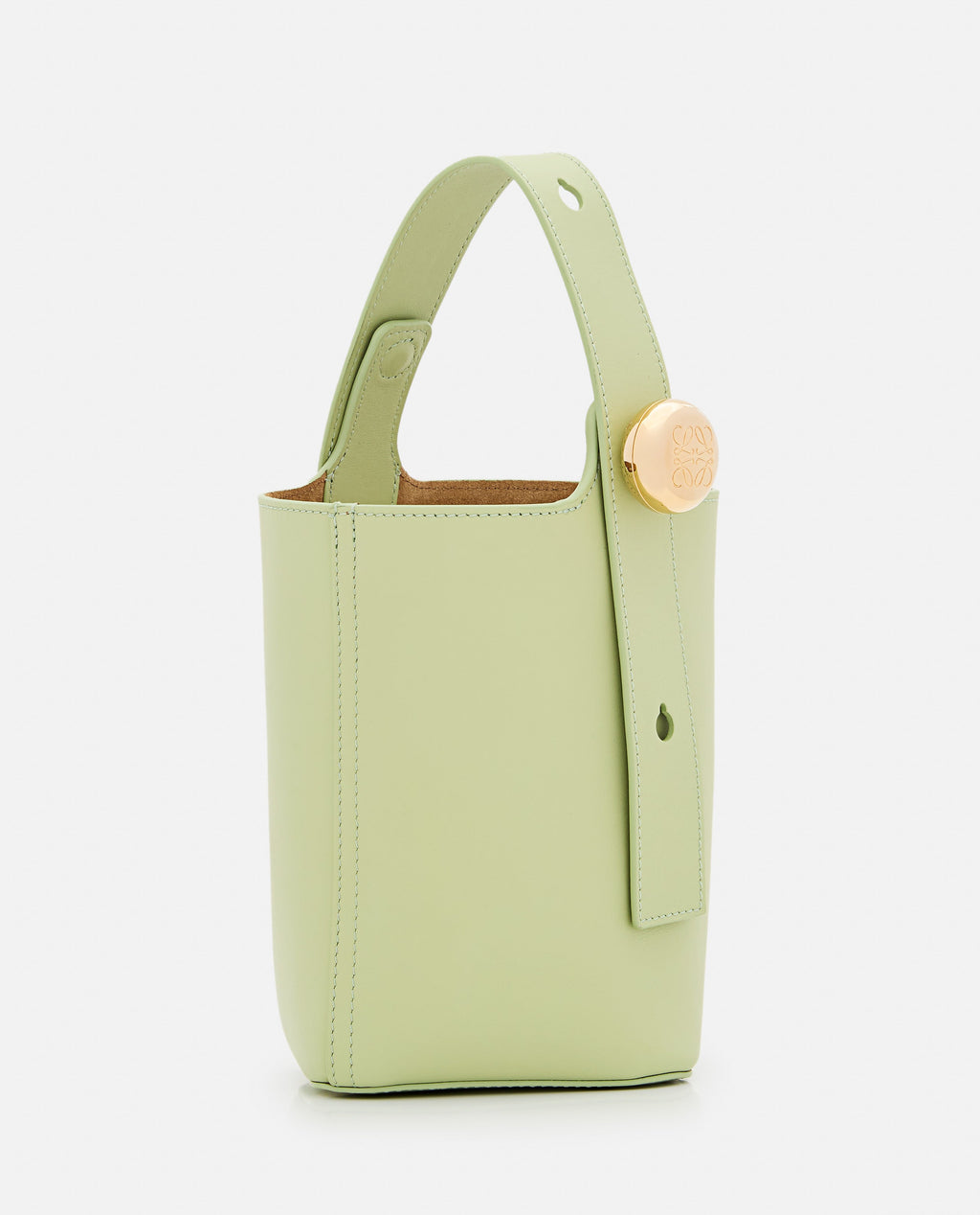 Loewe Women Mini Pebble Bucket Leather Bag
