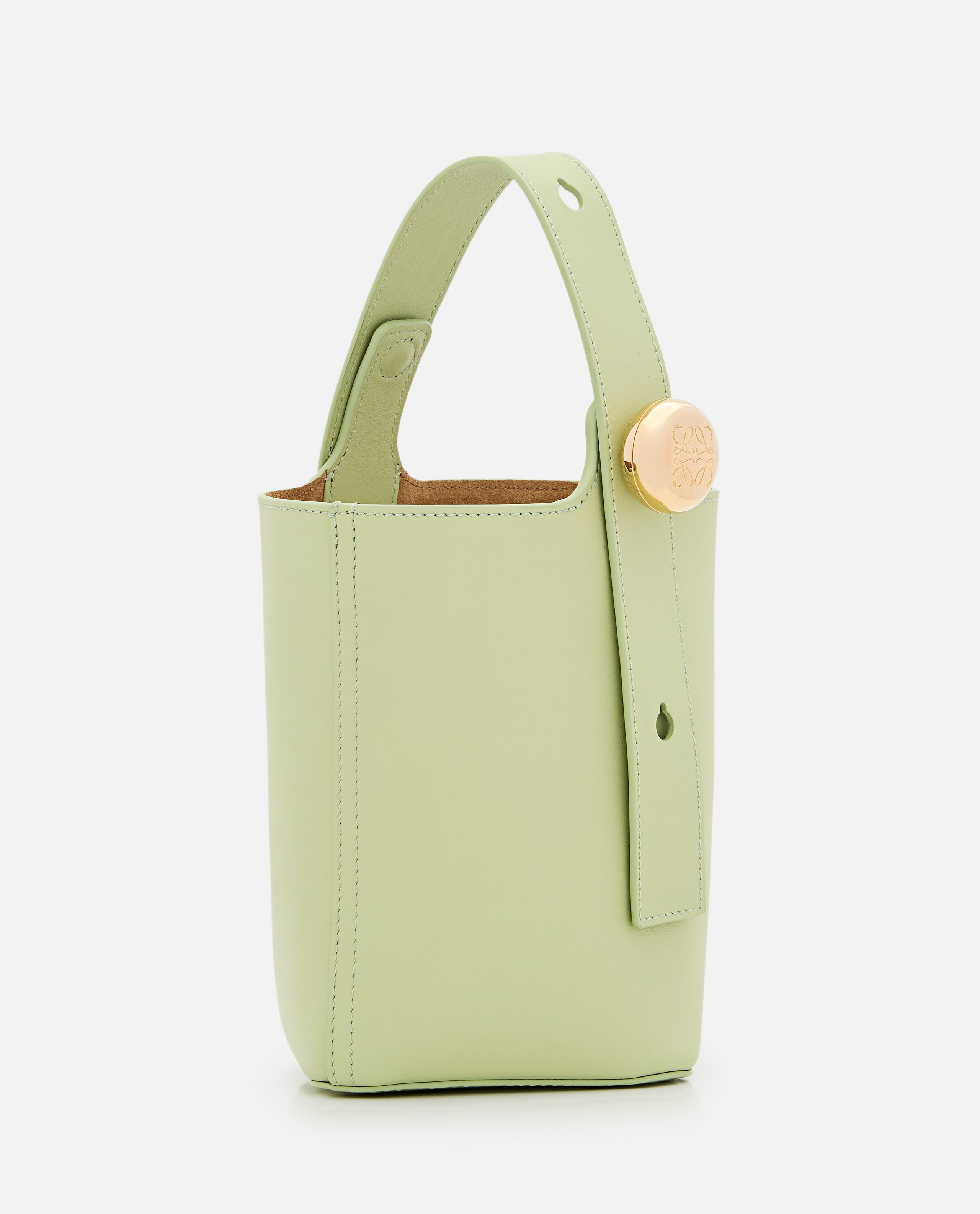Loewe Women Mini Pebble Bucket Leather Bag