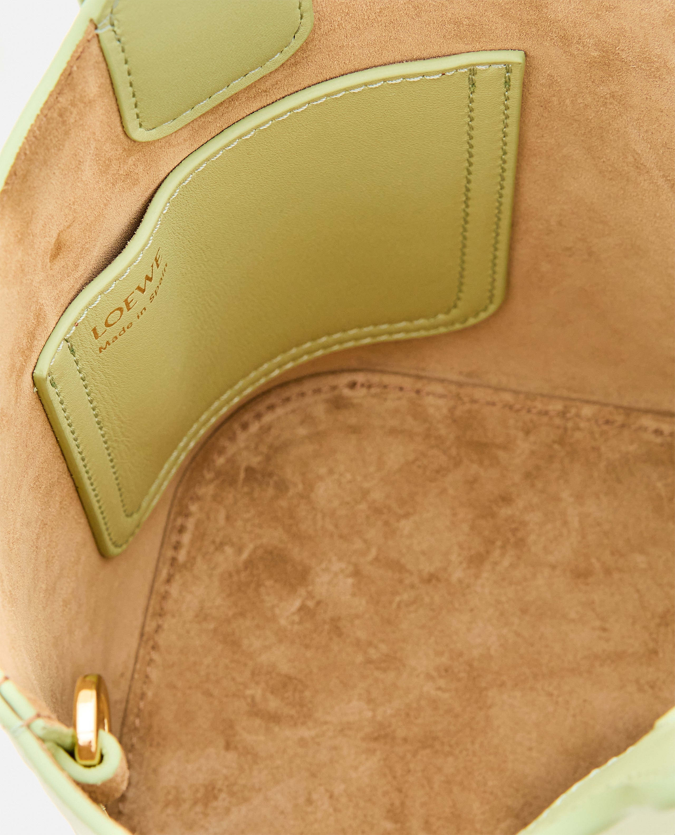 Loewe Women Mini Pebble Bucket Leather Bag