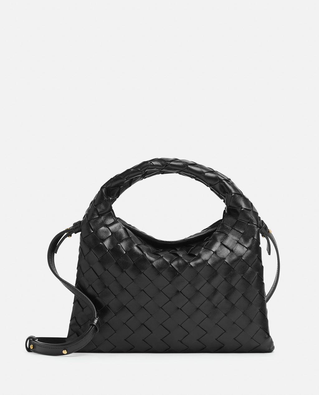 Bottega Veneta Women Mini Hop Hobo Leather Shoulder Bag
