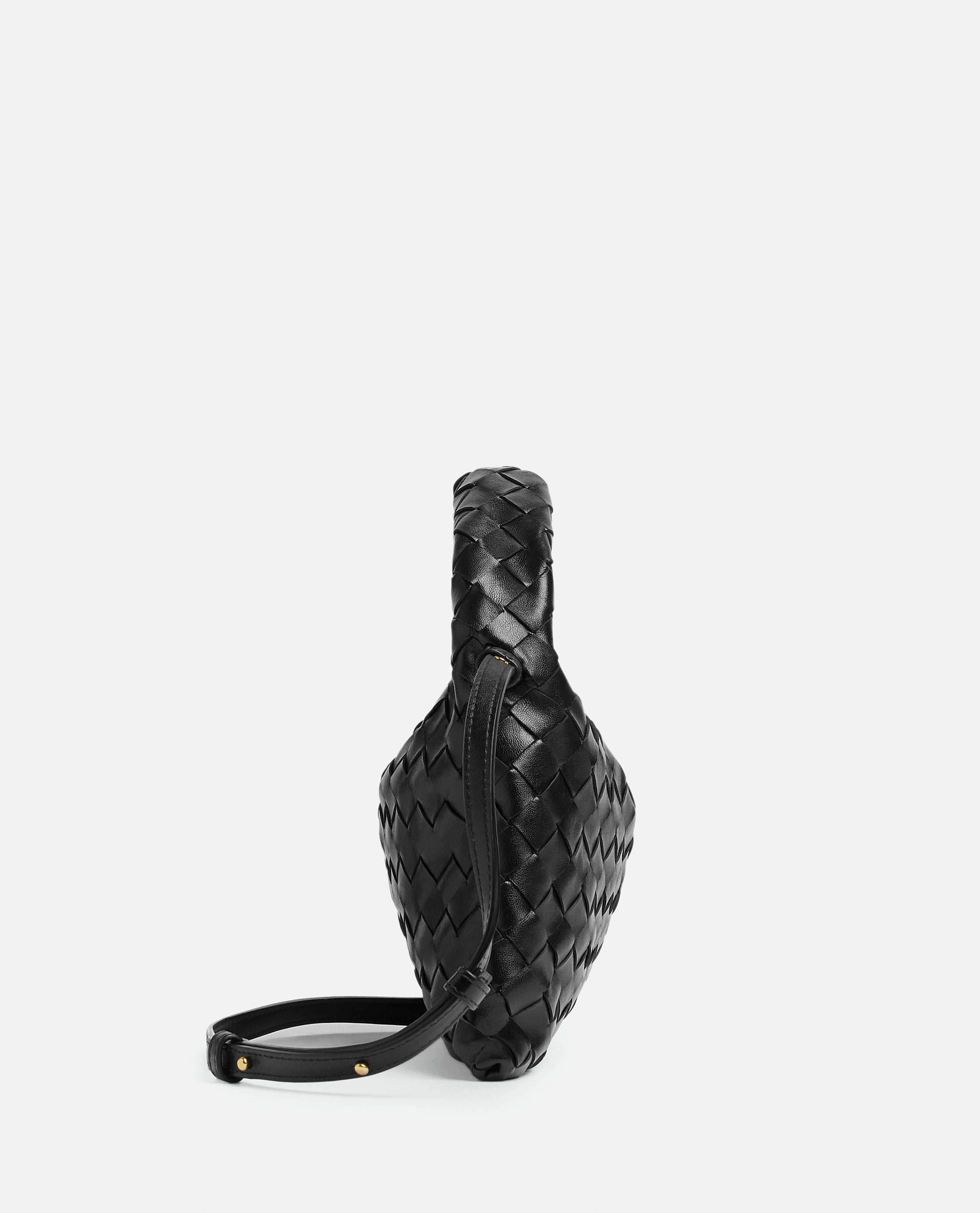 Bottega Veneta Women Mini Hop Hobo Leather Shoulder Bag