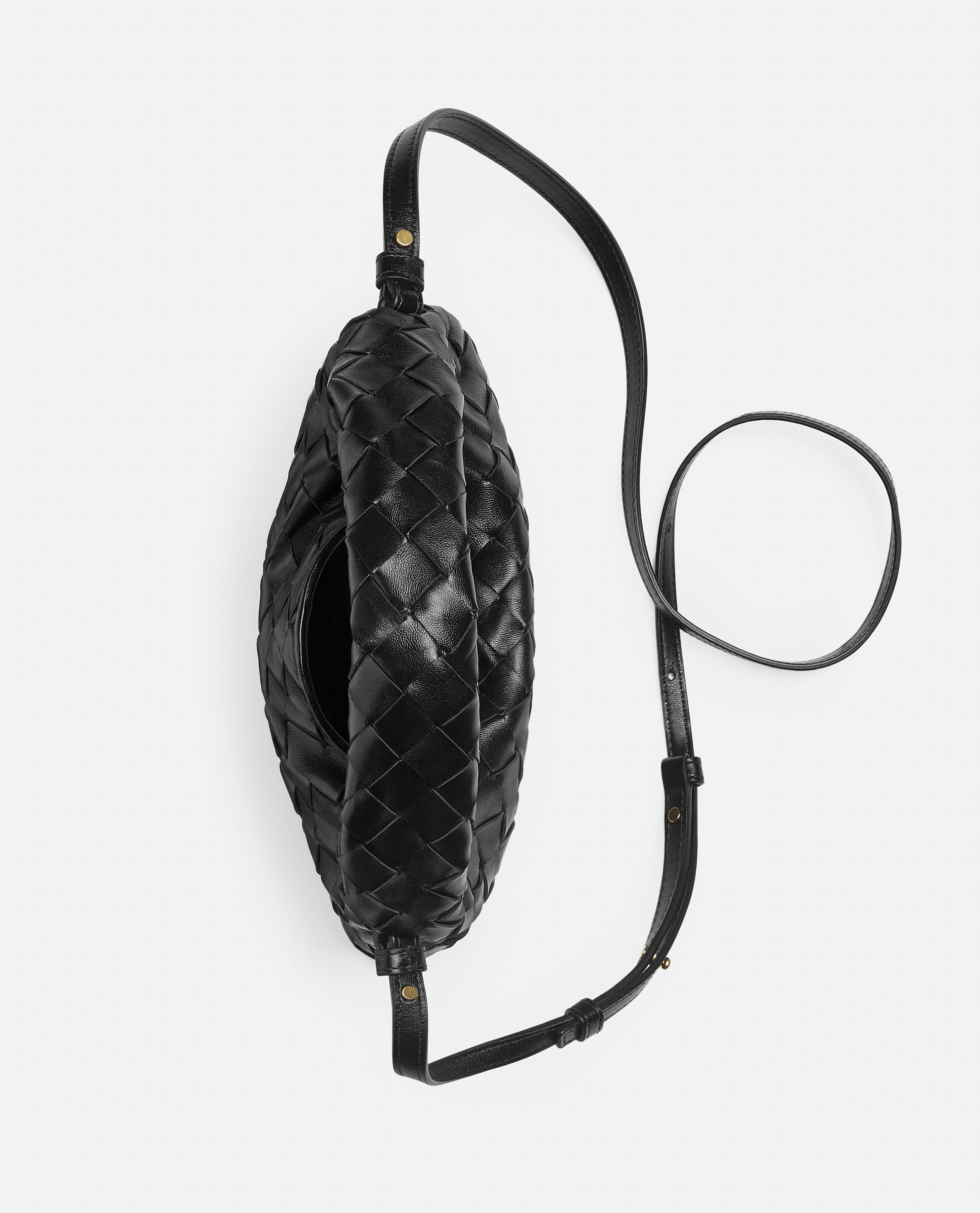 Bottega Veneta Women Mini Hop Hobo Leather Shoulder Bag