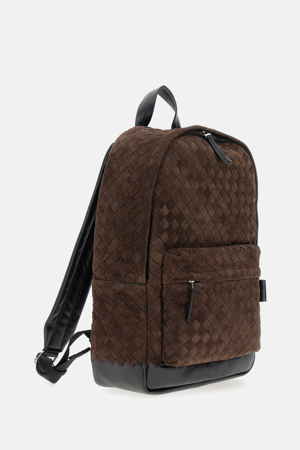 Bottega Veneta Men Intrecciato Backpack Suede
