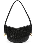 Bottega Veneta Women Solstice Baby Leather Shoulder Bag
