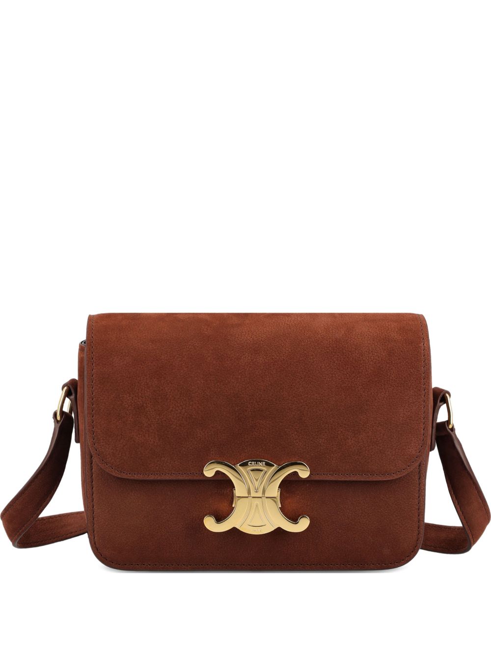Celine Women Triomphe Teen Leather Shoulder Bag